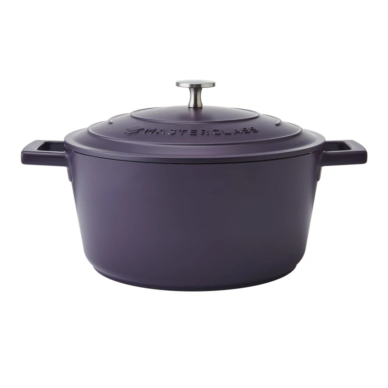 Image of MasterClass Purple Cast Aluminium Casserole Dish Purple unisex 4L