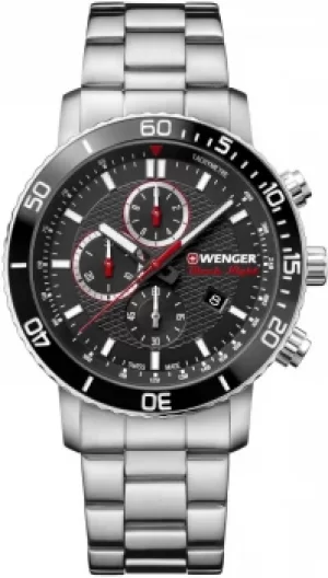 Image of Wenger Watch Roadster Black Night Chrono Mens