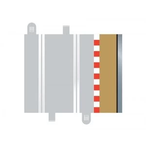 Image of Half Straight Borders 175mm (Set Of 4) Scalextric Accessory Pack