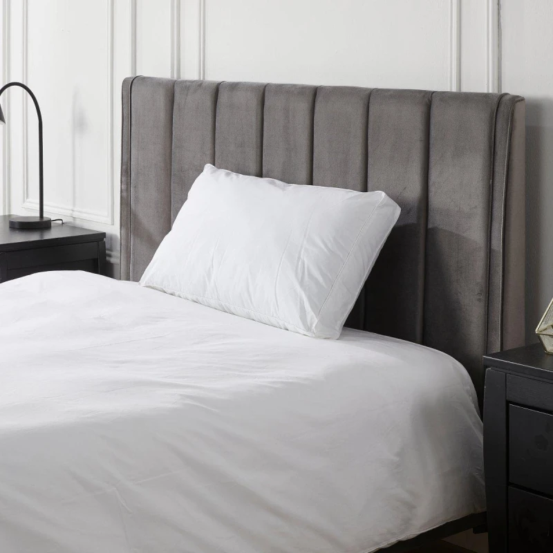 Image of Downland Downland's Feather Side Sleeper Pillow - White White One Size