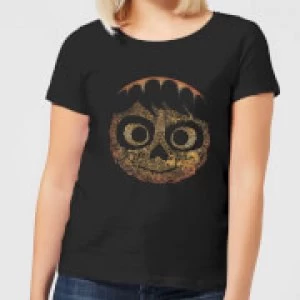 Image of Coco Miguel Face Womens T-Shirt - Black - M