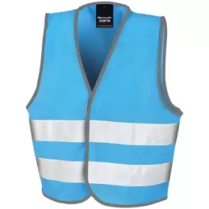 Image of Result Childrens/Kids Enhanced Hi-Vis Vest (L) (Sky Blue) - Sky Blue