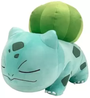 Image of Pokemon Bulbasaur - Sleeping Stuffed Figurine blue