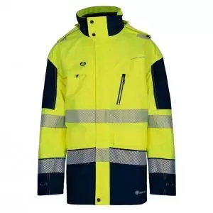 Image of Beeswift DELTIC HI-VIS JACKET TWO-TONE Saturn Yellow N 3XL