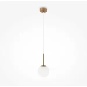 Image of Maytoni Maytoni Basic Form Small Modern Globe Pendant Ceiling Light Gold E14