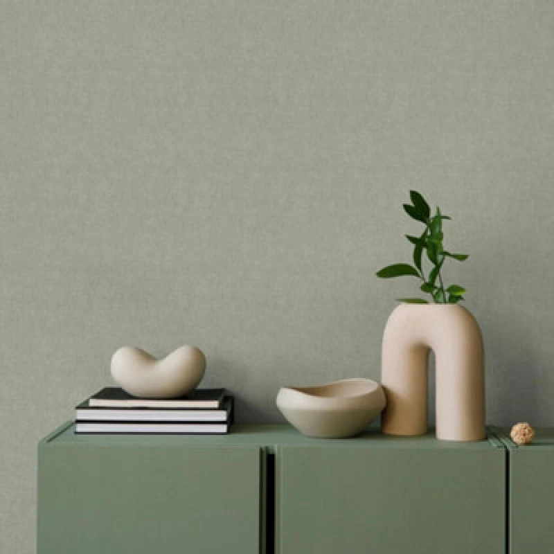 Image of Superfresco Easy Superfresco Easy Azara Sage Green Texture Wallpaper Green