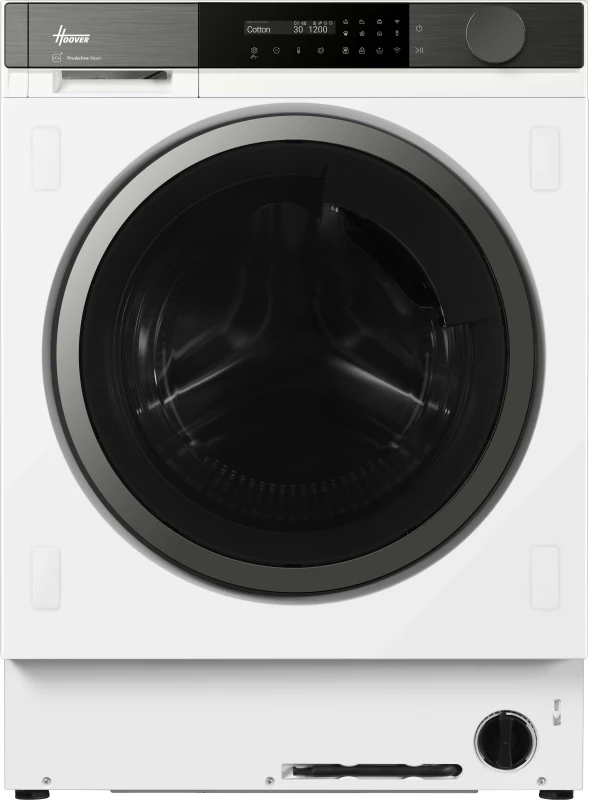 Image of Hoover H-Wash 600 HBSI 410CIL8U-80 Integrated 10KG WiFi Connected Washing Machine with 1400 rpm - White - A Rated