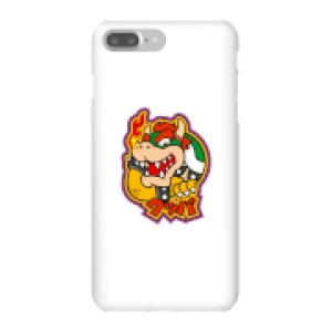 Image of Nintendo Super Mario Bowser Kanji Phone Case - iPhone 7 Plus - Snap Case - Matte