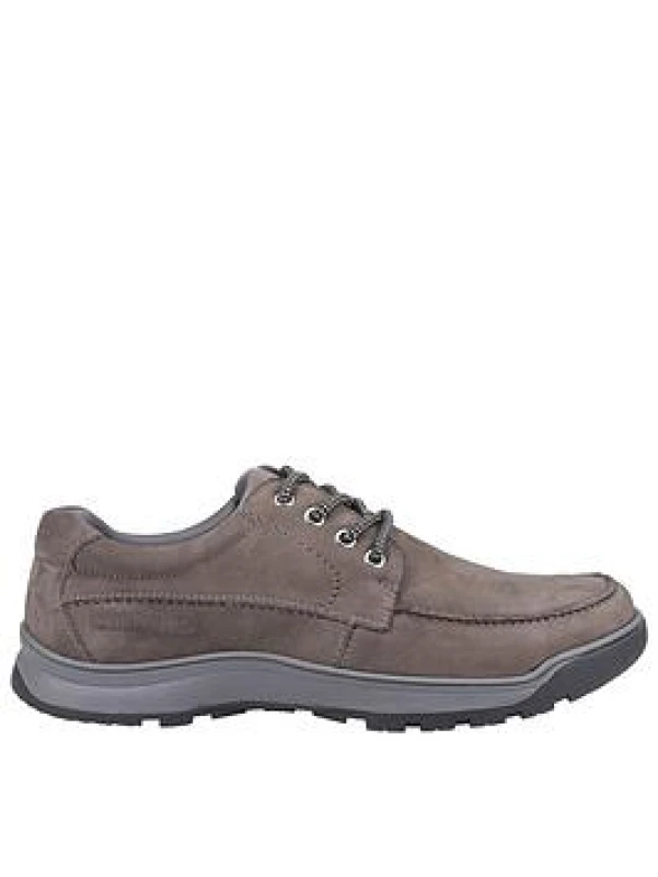 Image of Hush Puppies Hush Puppies Men Tucker Lace Shoe in Grey Size: 6 Grey 6 Male 5063294132654