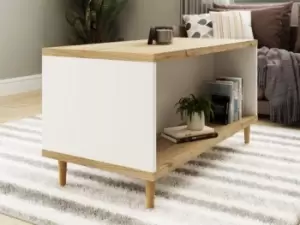 Image of GFW Presto Vienna Oak and White Coffee Table