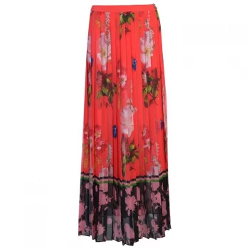Image of Ted Baker Ted Womens Berry Sundae Skirt - Red