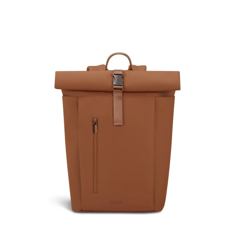 Image of Lipault Backpack Lipault Rolltop 2,0 Marron Unisex 19 L