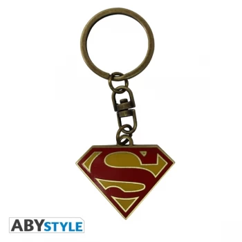 Image of DC Comics - Superman Logo Metal Keyring