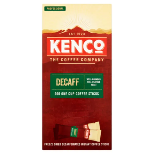 Image of Kenco Decaffeinated Freeze Dried Coffee 1.8g x 200 Sticks