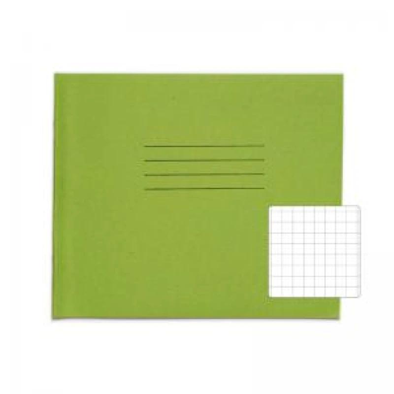 Image of RHINO 138 x 165 Exercise Book 24 Pages 12 Leaf Light Green 10mm VTSRVEX0321722