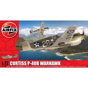Image of Curtiss P-40B Warhawk 1:72 Series 1 Air Fix Model Kit