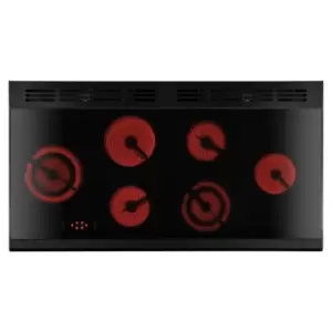 Image of Rangemaster CDL110ECSB/C CLASSIC DELUXE 110cm Ceramic Cooker, Stone Blue