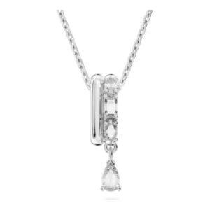 Image of Mixed Cuts White Rhodium Plated Dextera Pendant 5671819
