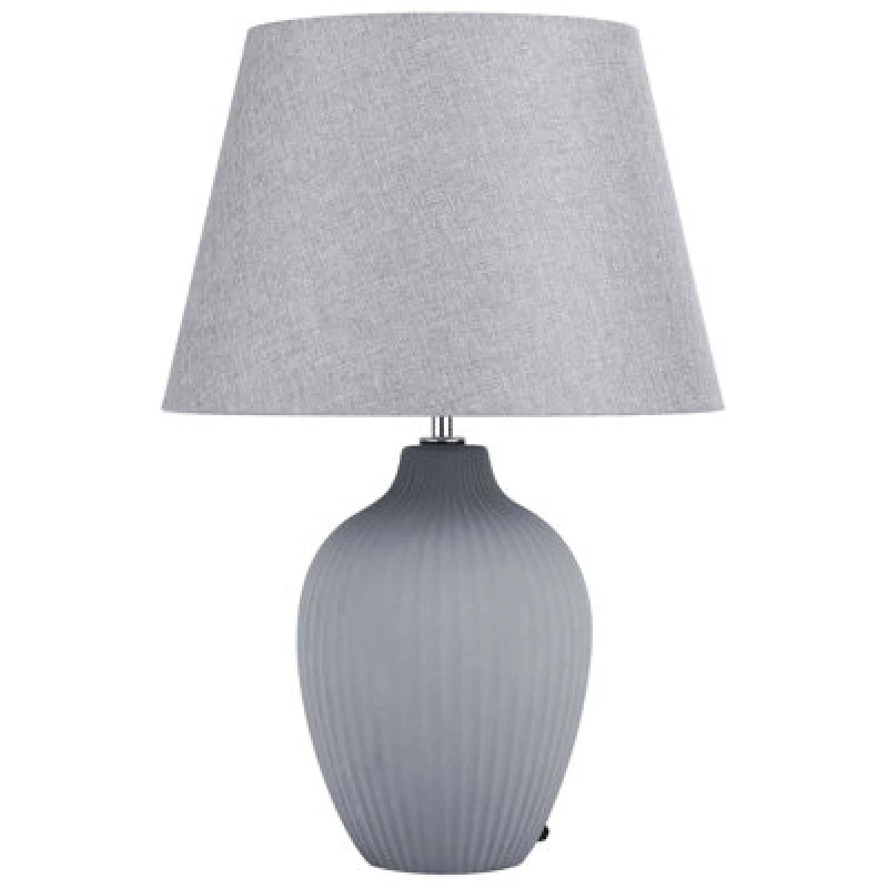 Image of Beliani Table Lamp Fergus Ceramic Grey