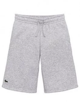 Image of Lacoste Sports Boys Classic Jersey Shorts - Grey