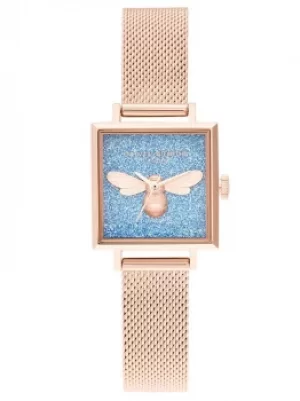 Image of Olivia Burton Ladies Glitter Lucky Bee Watch OB16FB12