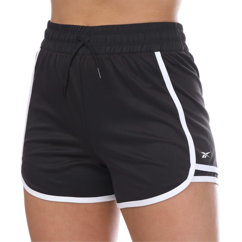 Image of Reebok Workout Ready High-Rise Shorts - Black 8