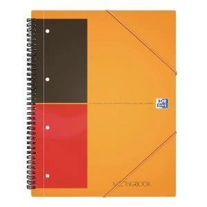 Image of Oxford International A4 Plus Wirebound Polypropylene Meeting Book