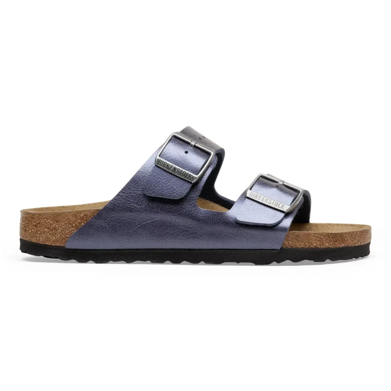 Image of Birkenstock Sandals Birkenstock Arizona BS Birko-Flor Bleu Unisex 36 Etroit