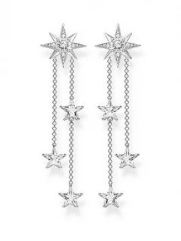 Image of Thomas Sabo Zirconia Magic Stars Drop Earrings