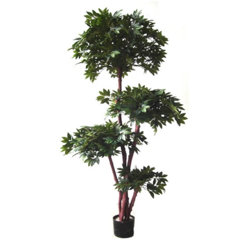 Image of N/A 180cm Fire Retardant Lychee Ball Tree with 3774 Leaves and Natural Trunk