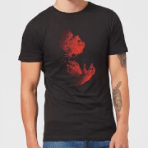 Image of Universal Monsters The Wolfman Illustrated Mens T-Shirt - Black - S