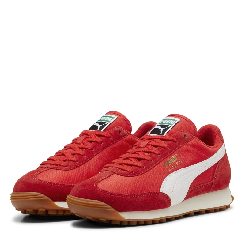 Image of Puma Mens Easy Rider Vintage Low-Top Trainers Red/White male 9 (43)