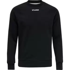 Image of Hummel Sam Crew Neck Sweatshirt Mens - Black