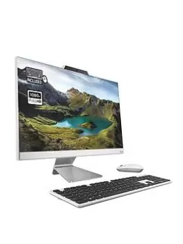 Image of Asus All-in-One Pc, Intel Pentium, 8GB RAM 256GB SSD, 24" Full HD - Silver