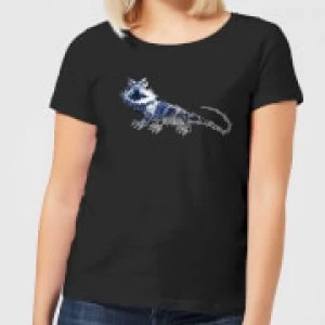 Image of Fantastic Beasts Tribal Chupacabra Womens T-Shirt - Black
