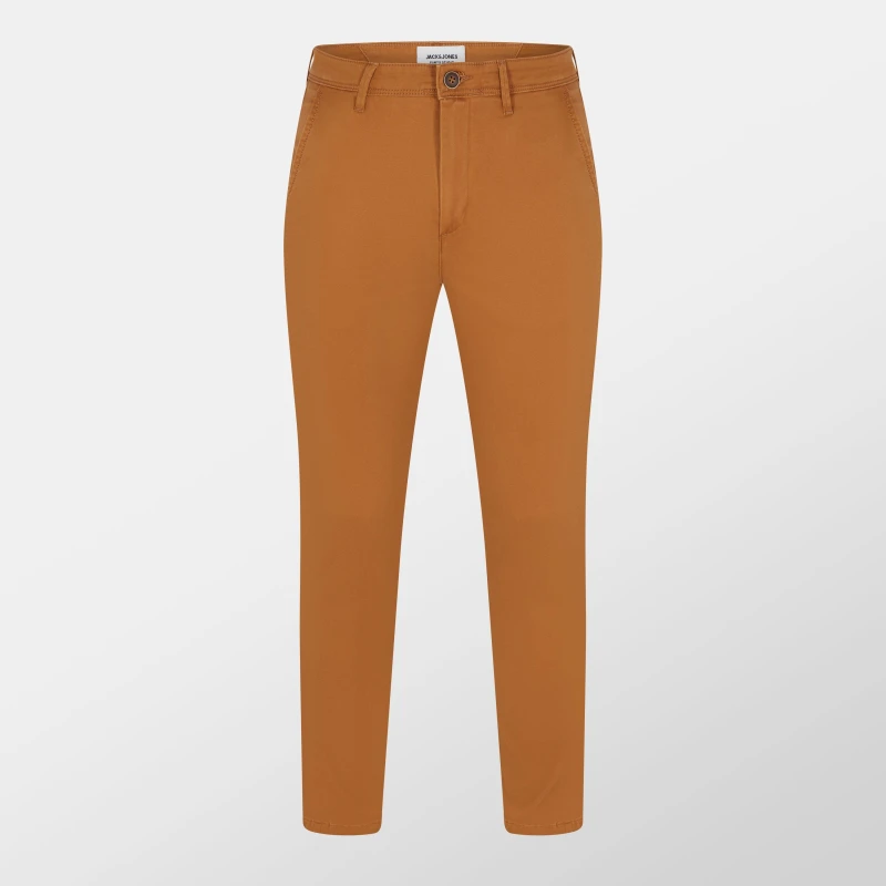 Image of Jack and Jones Mens Marco Bowie Chinos Rubber male 36W R