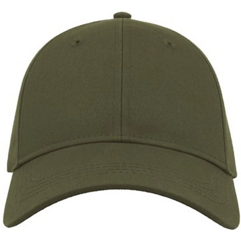 Image of Atlantis Atlantis Curved Twill Baseball Cap in Olive Olive One Size Unisex 5063107614681