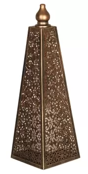 Image of Battery Powered Garden Light Luxor Style Pyramid Lamp - 450mm High