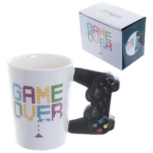 Image of Game Controller Shaped Handle Ceramic Mug