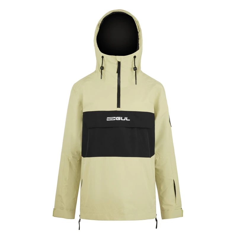 Image of Gul Womens Powder Anorak Waterproof Windproof Ski Jacket Green/Black female 8 (XS)