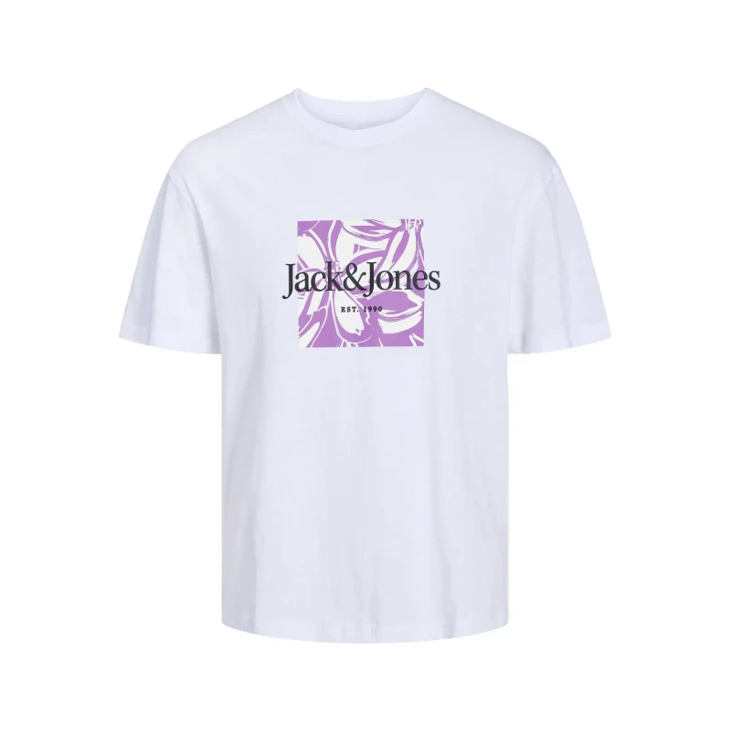 Image of jack & jones T-Shirt Jack & Jones Lafayette Branding Blanc Male L
