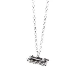 Image of Sterling Silver Hogwarts Express Train Charm Necklace