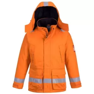 Image of Portwest - FR59ORRL - sz L FR Anti-Static Winter Jacket - Orange - Orange