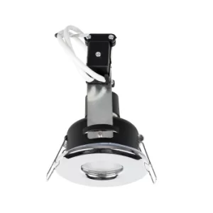 Image of 4 x MiniSun Non-Fire Rated Bathroom IP65 Downlights in Chrome