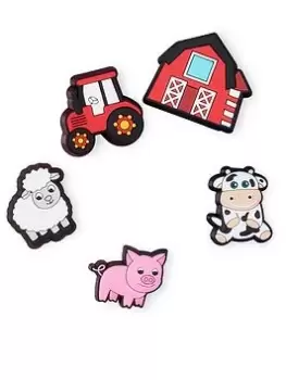 Image of Crocs Farm Animal 5 Pack Jibbitz, Multi
