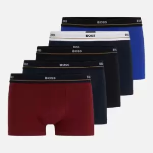 Image of BOSS Bodywear Mens 5 Pack Essential Boxer Trunks - Open Miscellaneous - S
