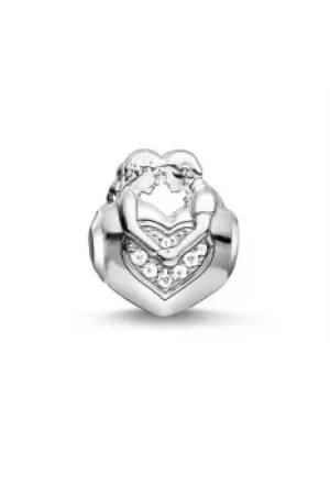 Image of Ladies Thomas Sabo Sterling Silver Karma Beads Sweethearts Bead K0161-051-14