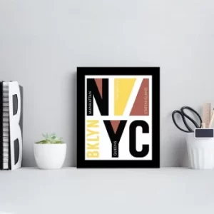 Image of SCT-084 Multicolor Decorative Framed MDF Painting