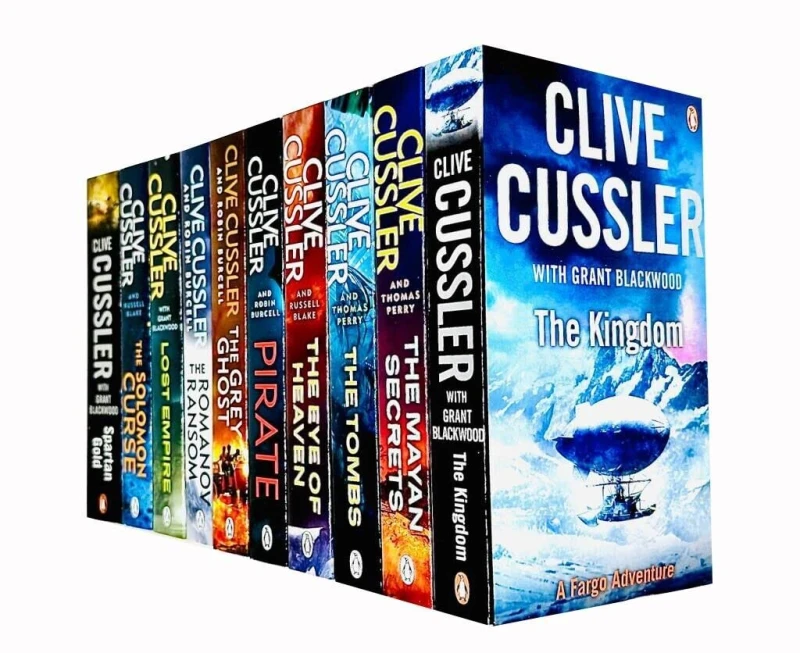 Image of Clive Cussler Fargo Adventures Collection Spartan Gold Lost Empire Clive Cussler Books
