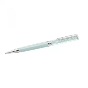 Image of Ladies Swarovski Stainless Steel Crystalline Light Green Pen
